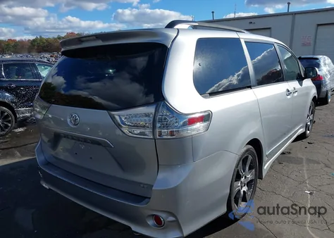 2015 Toyota Sienna Se 8 Passenger from USA, damaged, VIN 5TDXK3DC8FS541429